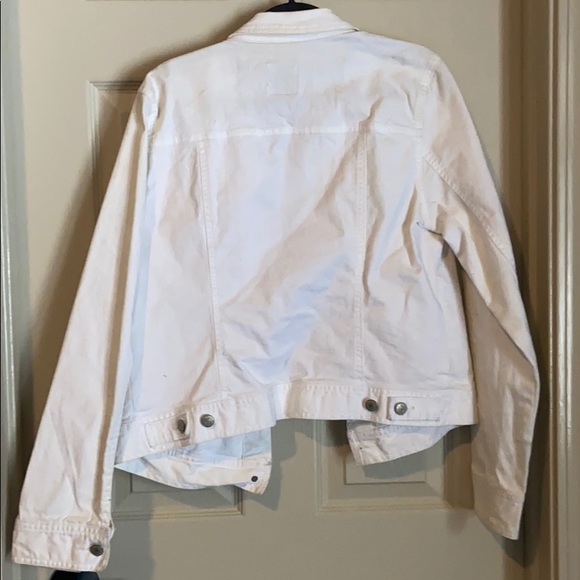 Old Navy White Jean Jacket - Picture 2 of 2